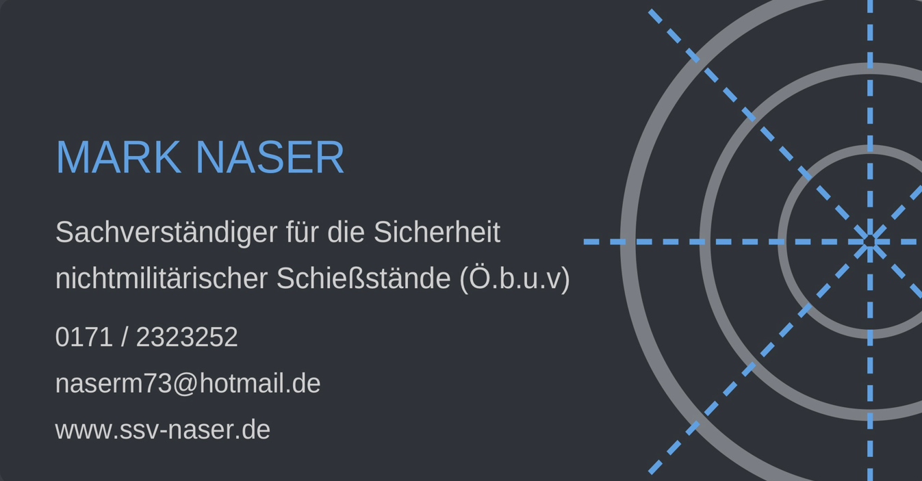 Logo und Visitenkarte von Mark Naser